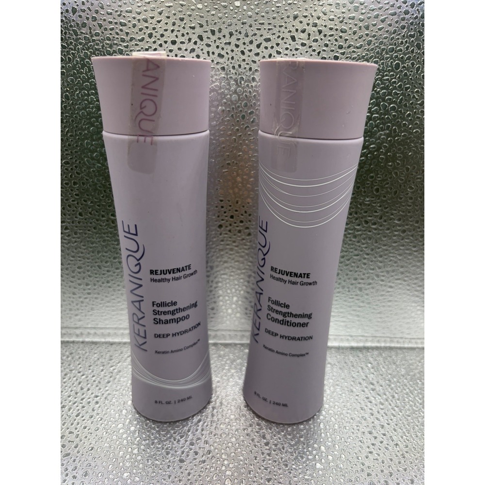 Keranique Shampoo & Conditioner Set 8oz Volumizing Hair Thickening Women